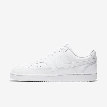 Nike Court Vision Low - Női Utcai Cipő - Fehér/Fehér/Fehér